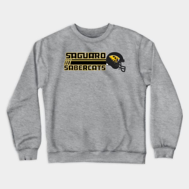 Saguaro Sabercats (Rush Primary - Gold Lined) Crewneck Sweatshirt by dhartist